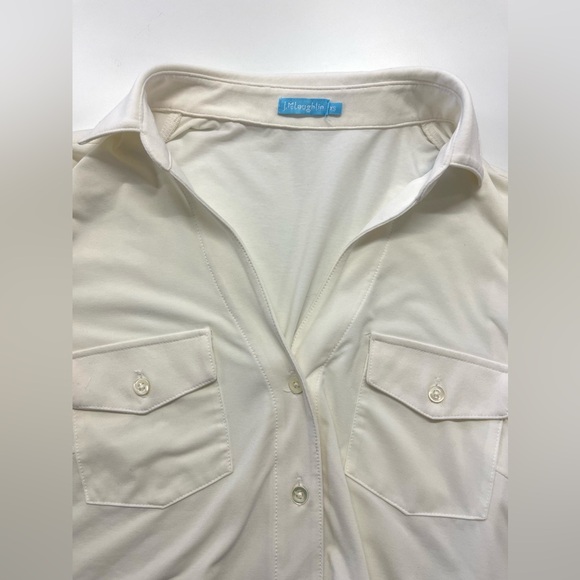 J.Mclaughlin Women’s Cream Brynn Lyford Jersey Shirt XS - Picture 7 of 10
